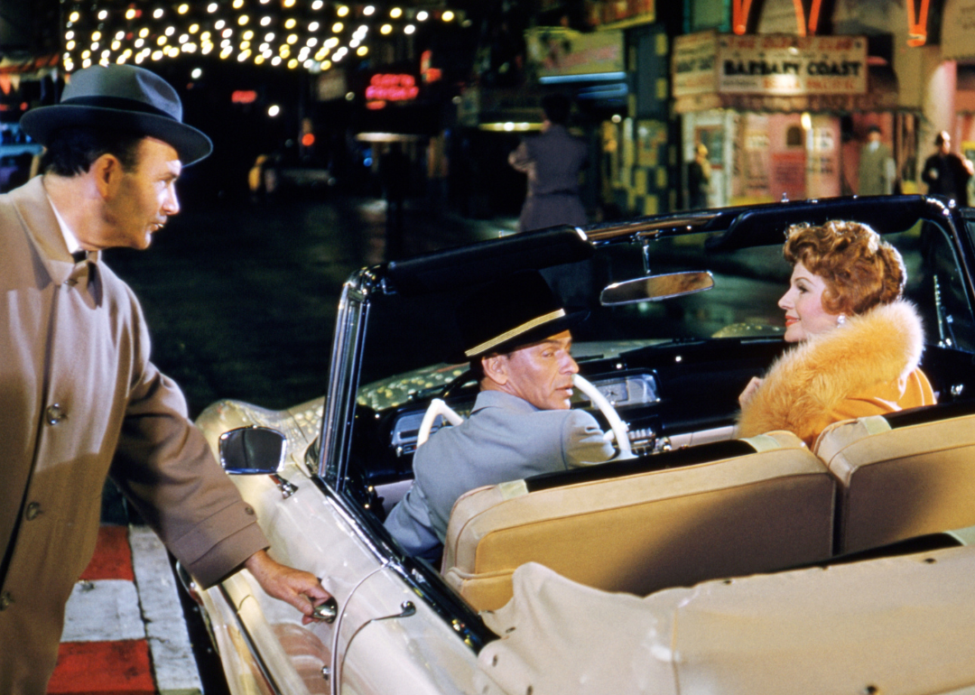 RIta Hayworth and Frank Sinatra in a scene from ‘Pal Joey.'