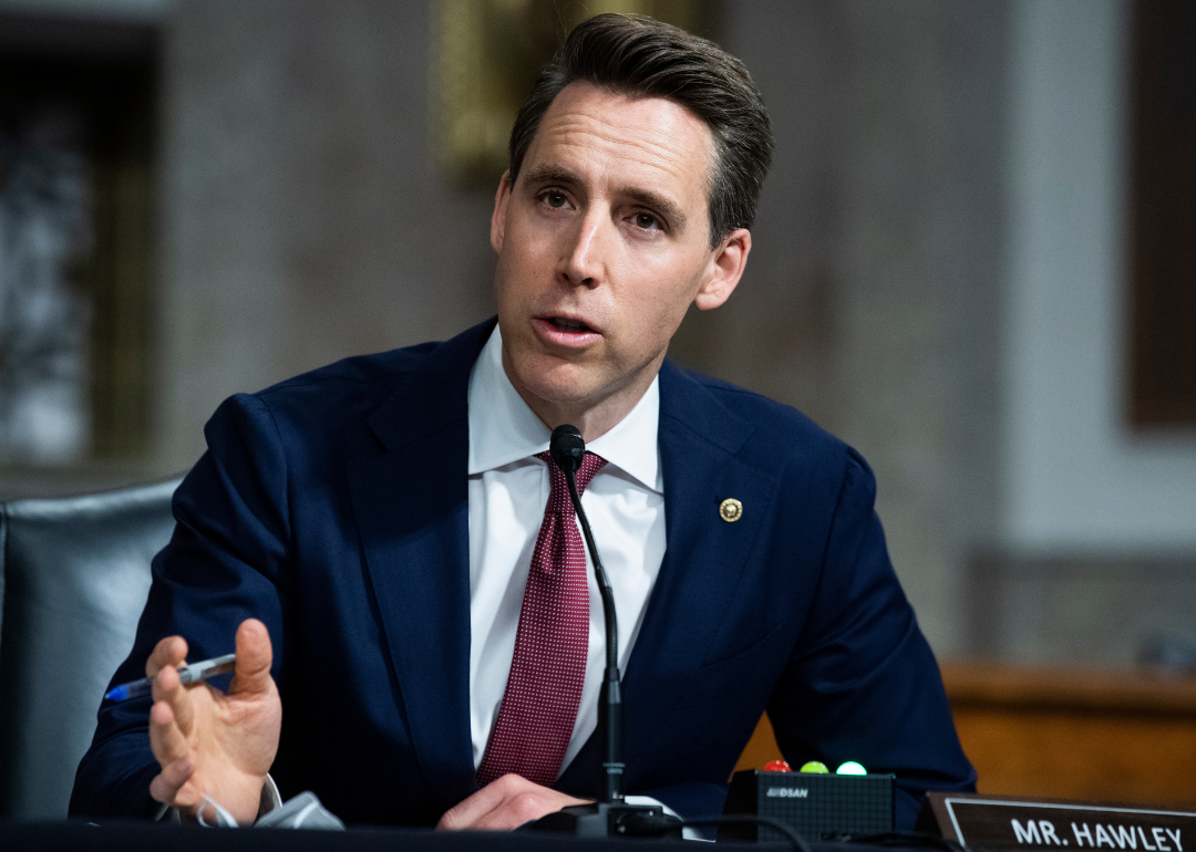 Senator Josh Hawley speaks in confirmation hearing.