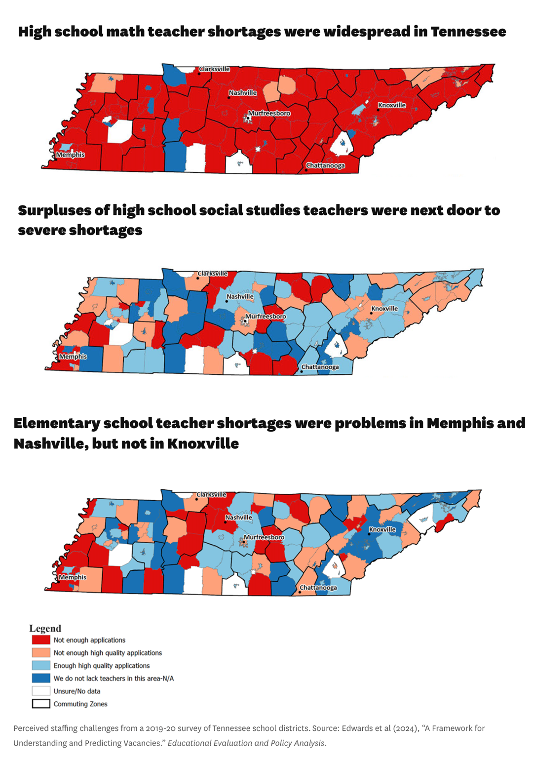 Chart showing result of pay hikes in Tennessee. 