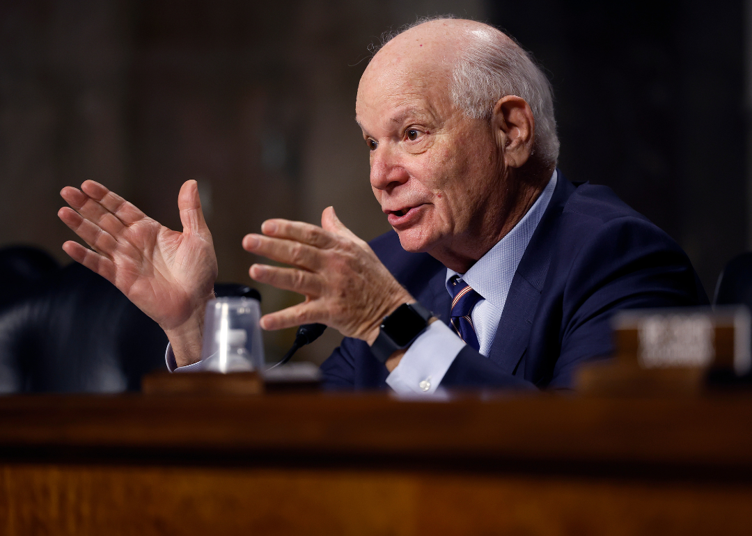 Senator Ben Cardin presides over a hearing.