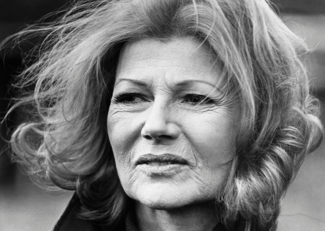 Portrait of Rita Hayworth.