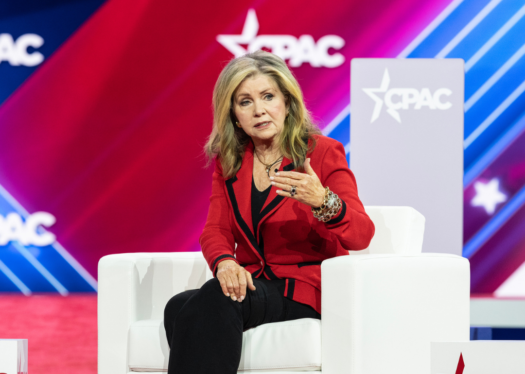 Senator Marsha Blackburn speaks at CPAC.