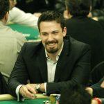 Ben Affleck during 2004 World Poker Tour Invitational at The Commerce Casino.