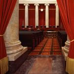 Interior of the U.S. Supreme Court, Washington, D.C.