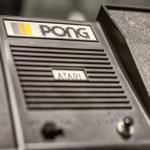  Vintage video game system "Pong" from Atari on display during a exhibition about the history of video games in Munich, Germany in 2019.
