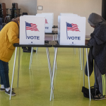 Voters cast their ballots at a polling station in Detroit. Americans made their ways to the polls on Tuesday, November 8, 2022, to vote in the heated midterm elections.