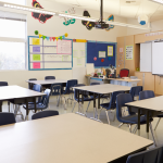 empty classroom