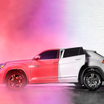 photo illustration of a car with pink for representing Taylor Swift effect