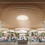 rendering of future PDX ticket lobby