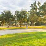 suburban playground in texas park
