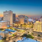 El paso skyline at dusk