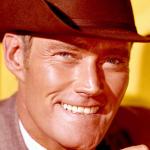 Chuck Connors wears a cowboy hat as Lucas McCain on 'The Rifleman.'