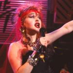 Cyndi Lauper performing in 1984.