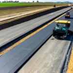 Roads being paved.