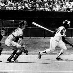 Hank Aaron hits his 715th home run, breaking Babe Ruth's long-standing record of 714 lifetime home runs, 1974.