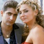 Michael Imperioli as Christopher Moltisanti and Drea de Matteo as Adriana La Cerva in HBO's hit television series 'The Sopranos.'