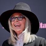 Diane Keaton is honored with a hand- and footprint ceremony at TCL Chinese Theatre in Hollywood, California, on August 11, 2022.  
