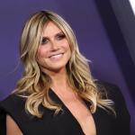 Heidi Klum arrives for the 51st American Music Awards at the Fontainebleau in Las Vegas, Nevada, on May 26, 2025.