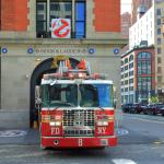 Ghostbusters Fire Station in Chelsea, New York.