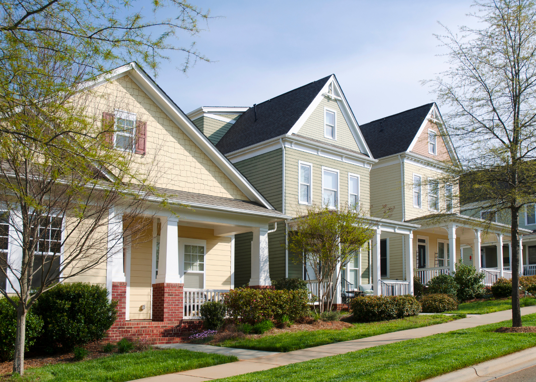 A suburban neighborhood.