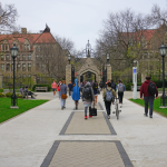 The Gothic campus of the University of Chicago