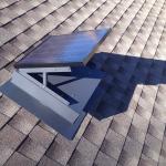 A solar attic fan.