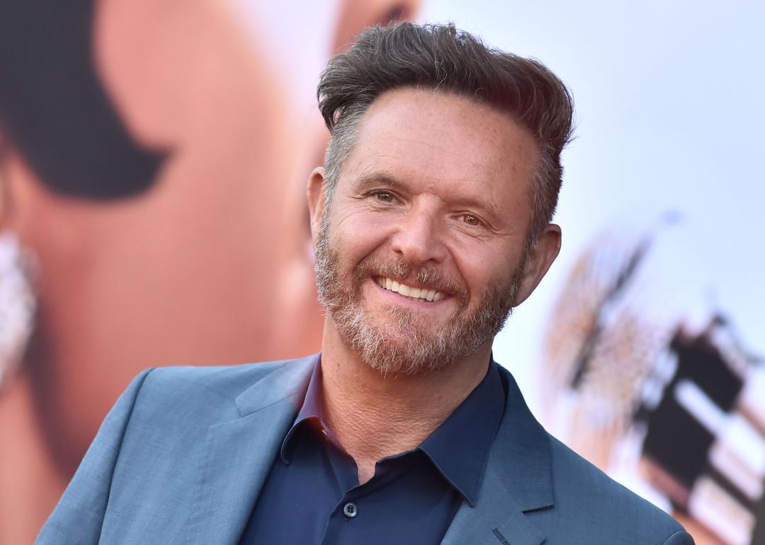 Producer Mark Burnett at a red carpet premiere on Aug. 8, 2021 in Westwood, California.