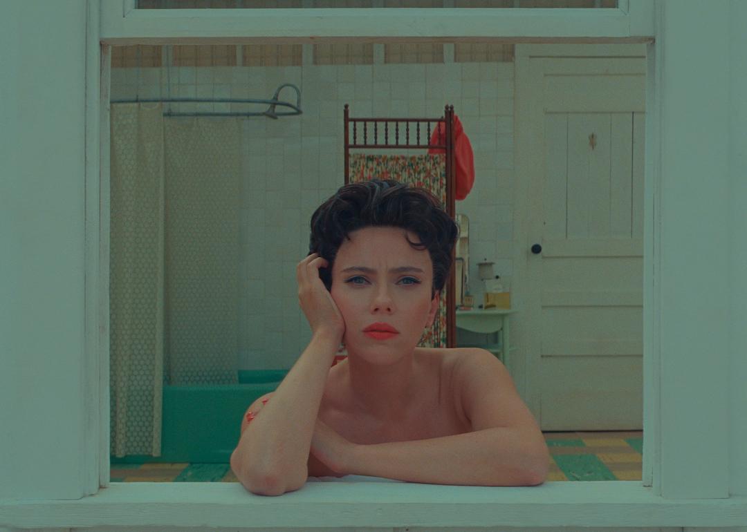 Actor Scarlett Johansson in director Wes Anderson’s 2023 movie 'Asteroid City.'