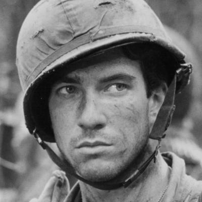 Actor Dylan McDermott in the 1987 Vietnam War movie 'Hamburger Hill.'