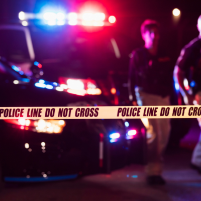 Crime scene tape, yellow