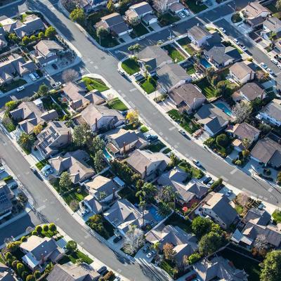 aerial view of Thousand Oaks 
