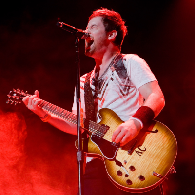 'American Idol' season 7 winner David Cook performs during the American Idols Live! Tour 2008 at the Conseco Fieldhouse on July 22, 2008 in Indianapolis. 