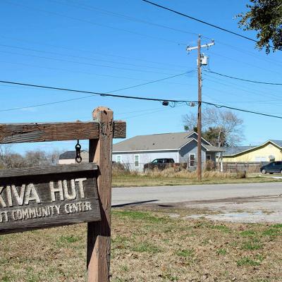 The Kiva Hut Community Center in Taft, Texas has been the town’s only early voting site for years. 