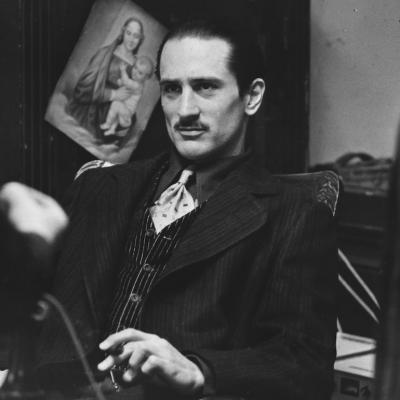 Actor Robert De Niro as young Vito Corleone in the 1974 film 'The Godfather: Part II.'