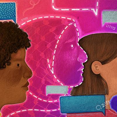 illustration showing concept of people getting shadowbandoned on Instagram
