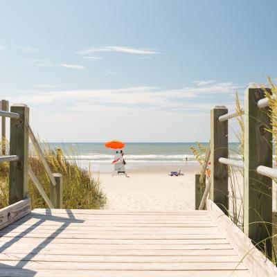 Typical summer day in Myrtle Beach, South Carolina.
