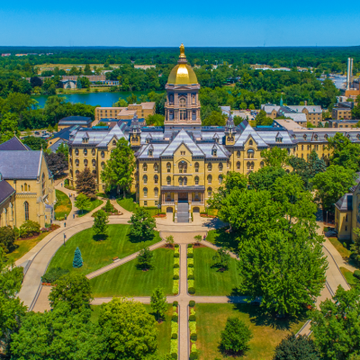 The Golden Dome on the University of Notre Dame campus.