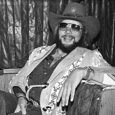 Hank Williams Jr. on his tour bus in Chicago on April 18, 1981.