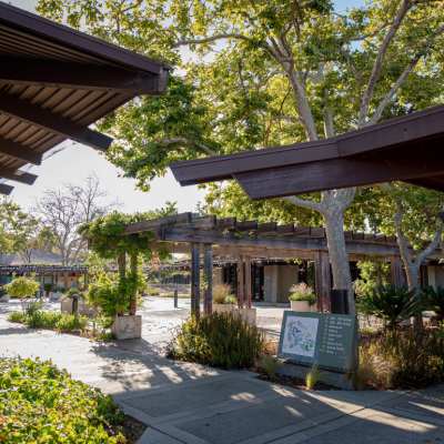 Campus of Foothill College, a public community college in Los Altos Hills, California