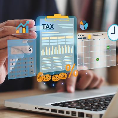 Concept of doing and filing taxes for the calendar year.