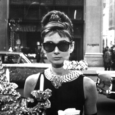 Audrey Hepburn in a scene from ‘Breakfast at Tiffany’s’.