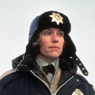 Frances McDormand in a scene from the 1996 film 'Fargo.'