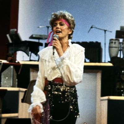 Australian singer and actress Olivia Newton-John performs live at “Platen 10-daagse.”