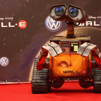 Wall-E attends the German premiere of 'WALL.E' on Sept. 18, 2008 in Berlin, Germany.
