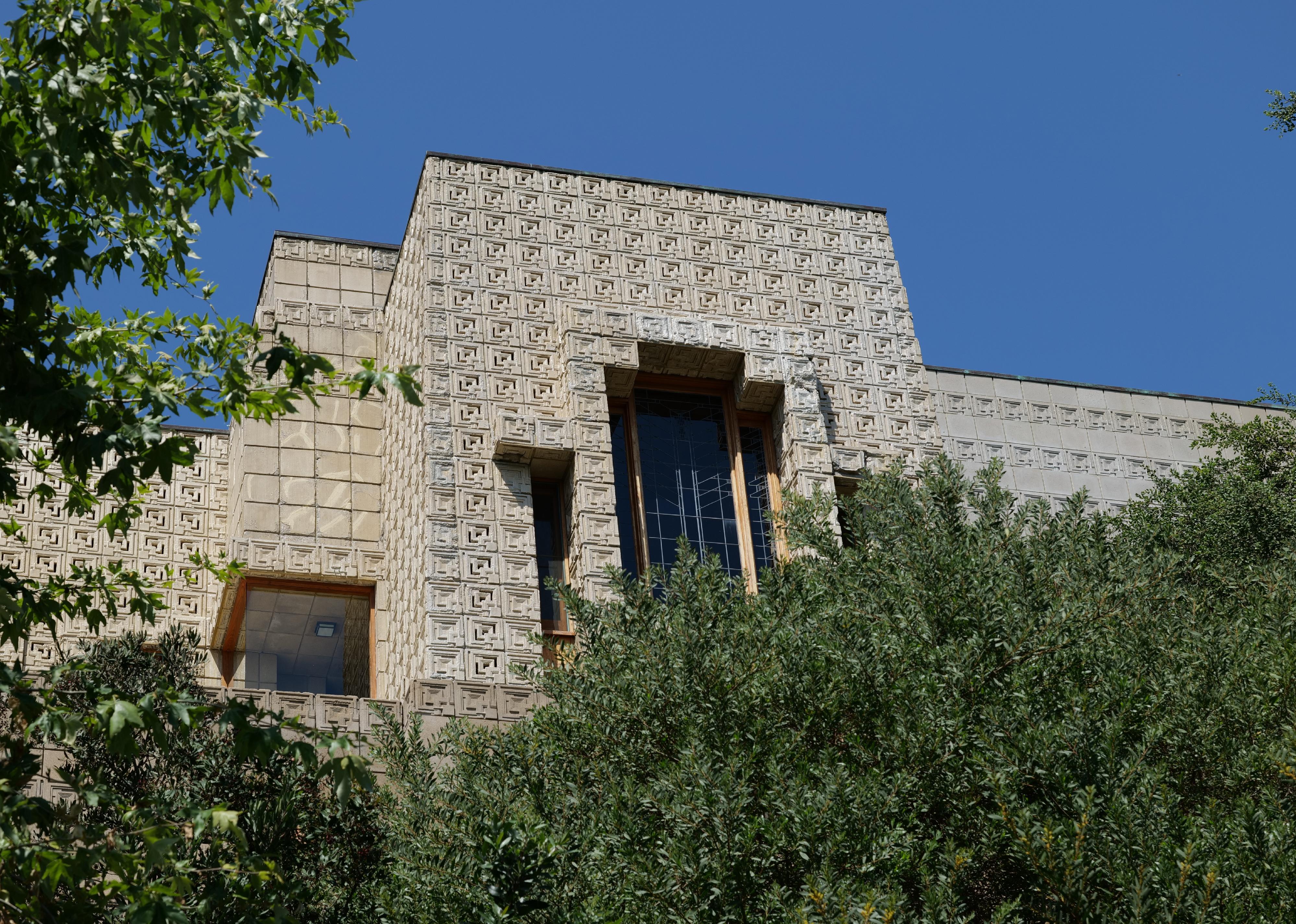 The Ennnis House in Los Angeles, CA