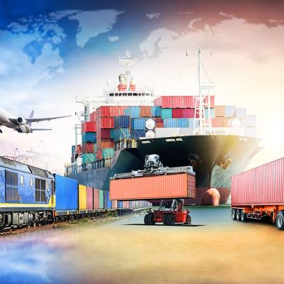Different modes of transportation for logistics or import and export.