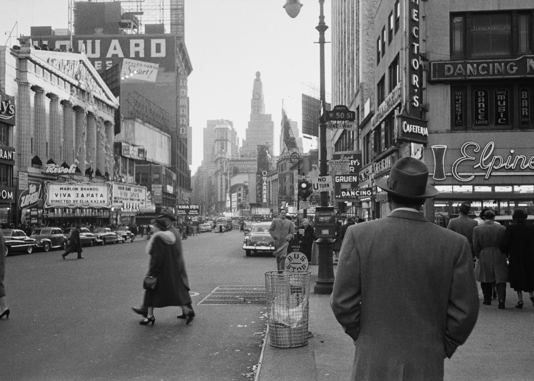 Broadway and W 50th Street