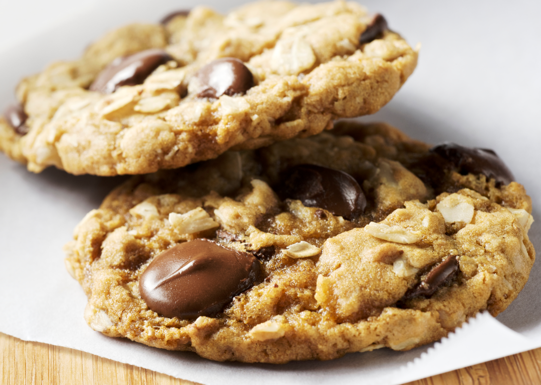 Oatmeal chocolate chip cookies.