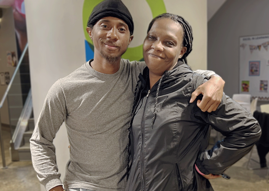 Michael Jeffery and Cheryl Smith, recent Goodwill Excel Center graduates