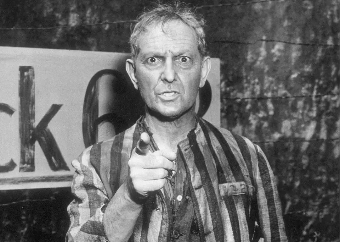 Joseph Schildkraut as the ghost of Alfred Becker in 'Deaths-Head Revisited,' a 1961 episode of 'The Twilight Zone.'
